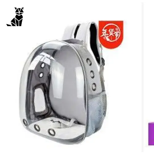 Sac à dos transparent pour chat : Casque au design unique pour l’exposition des animaux de compagnie