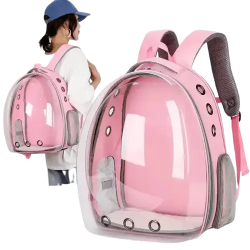 Sac à dos pour Chat Transparent: Voyage Unique Chiens