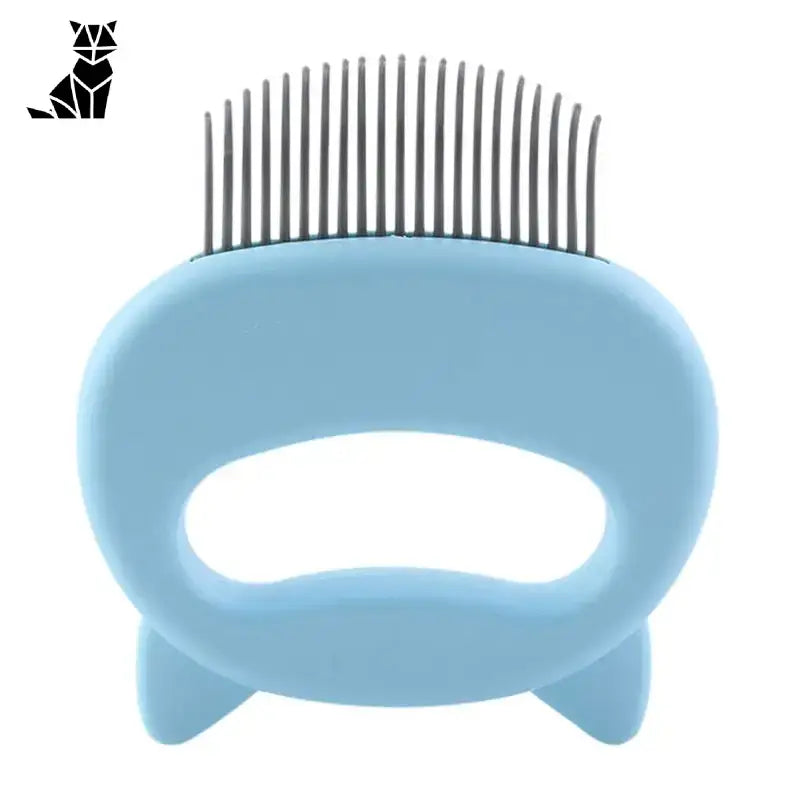 Brosse Pour Chats: Spécialement Conçue Pour Félins Difficiles Et Massage Délicat - Bleu