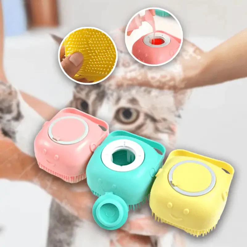 DouceurPelage™ Grooming Brush : Brosse de toilettage pour chats en quatre couleurs vibrantes