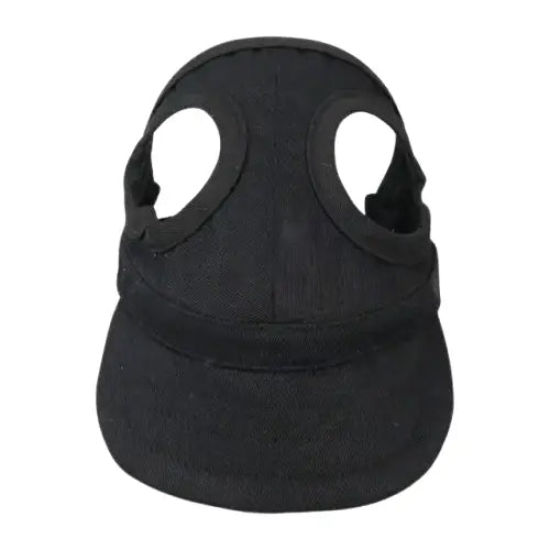 Casquette pour Chien Noir Uni Transparent Background