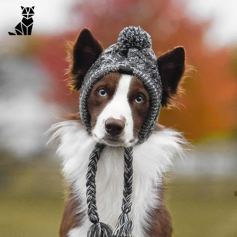 Bonnet pour Chien Style Péruvien au Tricot