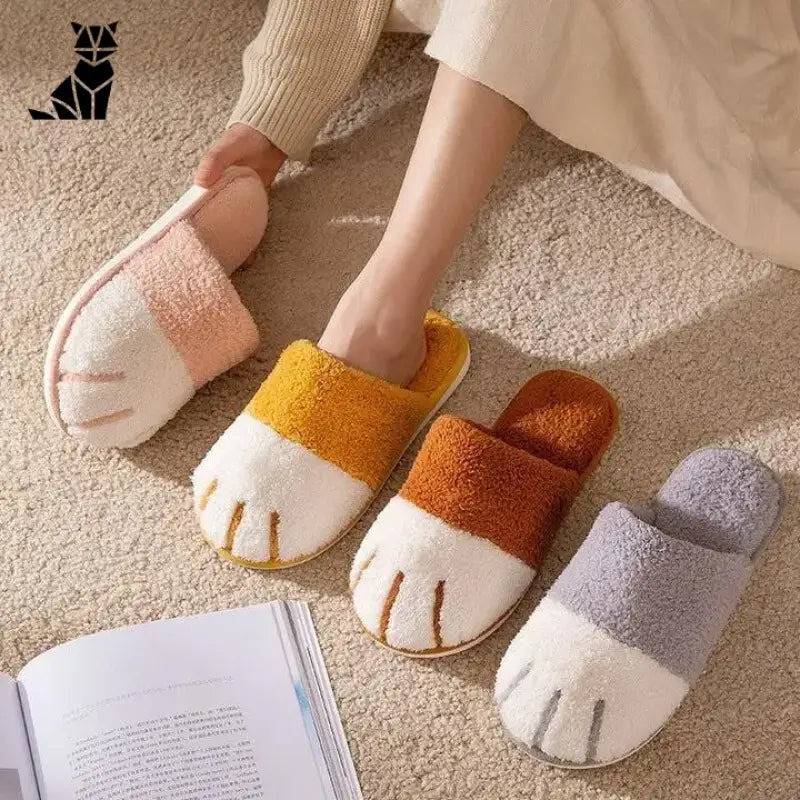 Chaussons Chats Ultra-chauds: Confort Et Chaleur Pour Un Hiver Cocooning!