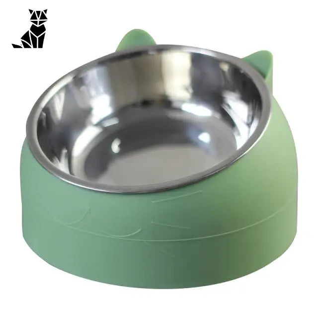 Gamelle orthopédique inoxydable inclinée chien & chat