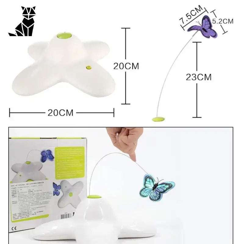 Jeu Papillon Interactif Pour Chats: Divertissement Et Stimulation!