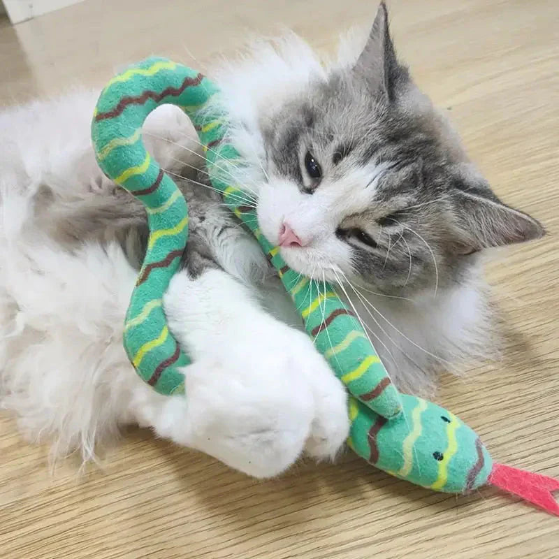 Jouet serpent amusant pour chats et chiens : Un cadeau idéal pour votre animal de compagnie - Jouet serpent, cadeau idéal, activité physique