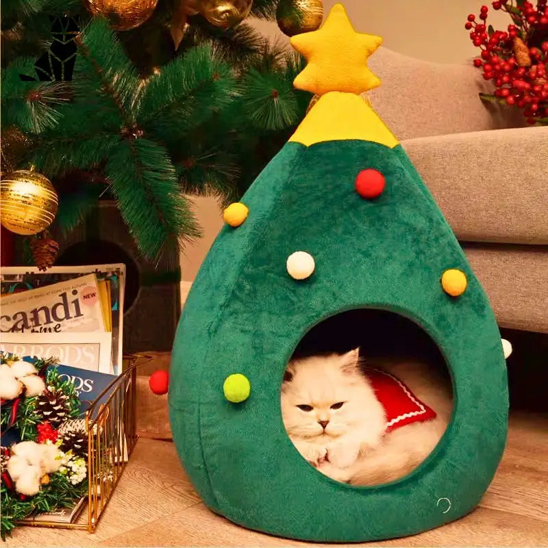 Niche de noël pour chat | Chapin™