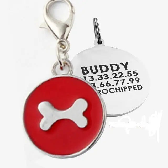 Médaille Personnalisable Pour Collier Chat Et Chien