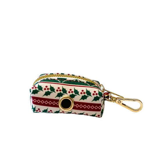 Pochette sac à crotte Coton Edition Spécial Noël Transparent Background