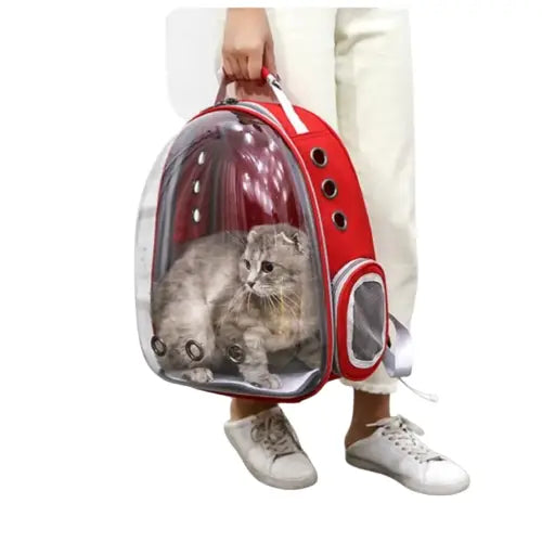 Sac portable respirant pour chat Transparent Background