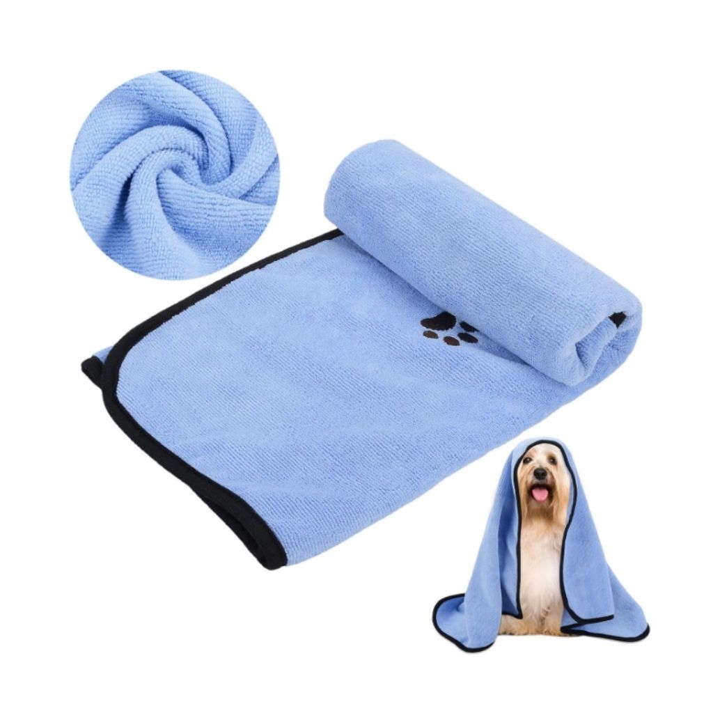 Serviette de bain pour chien