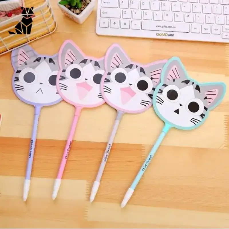 Stylos Chat à Paillettes L’accessoire Espiègle Pour Votre Trousse!