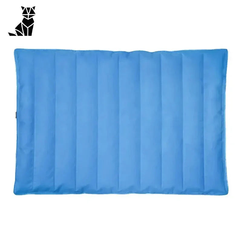 Tapis de refroidissement en gel non toxique pour chien : Grand oreiller bleu confortable pour dormir