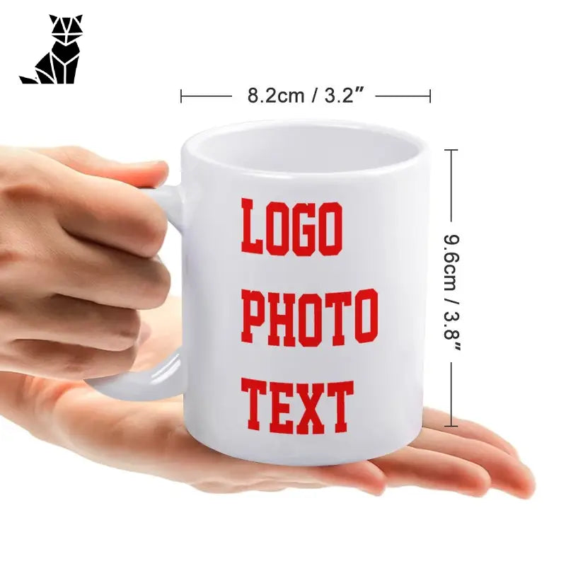 Tasse à chat personnalisée - tasse avec texte photo pour une pause café unique